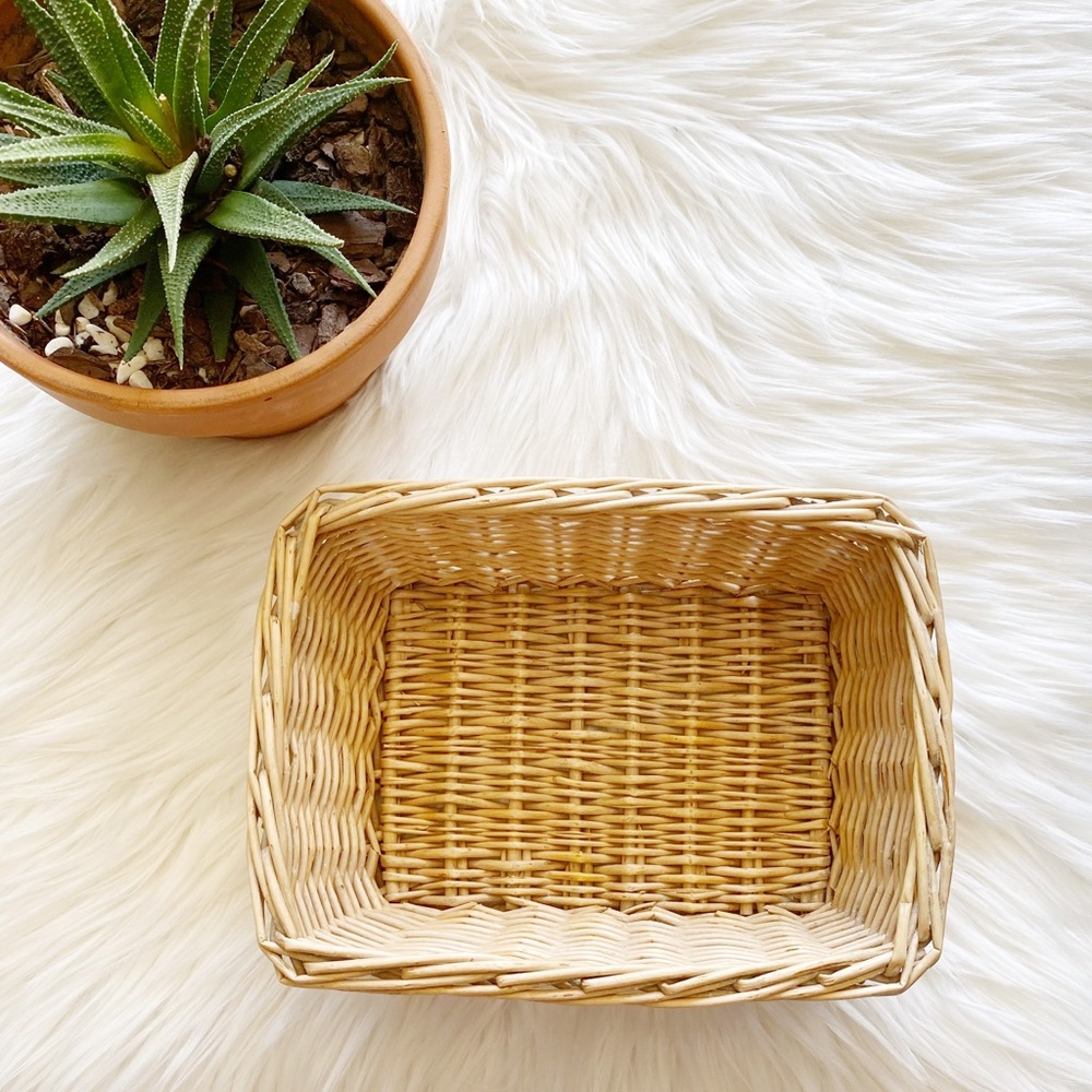 Rectangular Wicker Basket